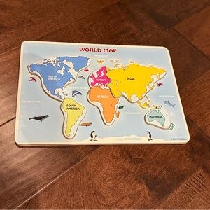 Toddler World Map Puzzle